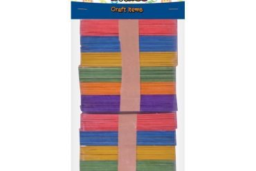 ΔΙΑΚΟΣΜΗΤΙΚΑ ΞΥΛΑΚΙΑ (ΓΛΩΣΣΟΠΙΕΣΤΡΑ) ΜΙΚΡΑ 114mm ΧΡΩΜΑΤΙΣΤΑ 100 ΤΕΜΑΧΙΑ THE LITTLIES