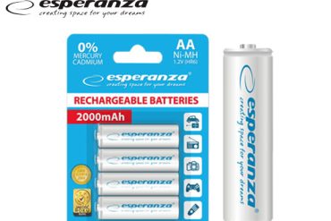 ΜΠΑΤΑΡΙΕΣ ΕΠΑΝΑΦΟΡΤΙΖΟΜΕΝΕΣ AΑ ESPERANZA NiMH 2000mAh 4 ΤΕΜΑΧΙΑ ΛΕΥΚΕΣ