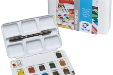 ΝΕΡΟΜΠΟΓΙΕΣ TALENS VAN GOGH ΣΕ ΚΑΣΕΤΙΝΑ ΜΕ ΠΙΝΕΛΟ 12 ΧΡΩΜΑΤΑ