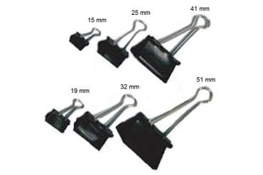 ΠΙΑΣΤΡΕΣ BINDER CLIPS ΜΑΥΡΕΣ 19mm SPADI 12 ΤΕΜΑΧΙΑ