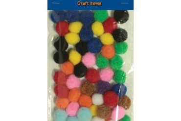 ΠΟΜ ΠΟΜ 15mm 60ΤΕΜΑΧΙΑ ΔΙΑΦΟΡΑ ΧΡΩΜΑΤΑ