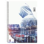 ΤΕΤΡΑΔΙΟ ΣΠΙΡΑΛ SALKO 17Χ25 HACKER 4Θ - Image 2