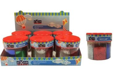 ΧΡΥΣΟΣΚΟΝΗ ΑΛΑΤΙΕΡΑ 6 ΧΡΩΜΑΤΑ 50gr EXAS