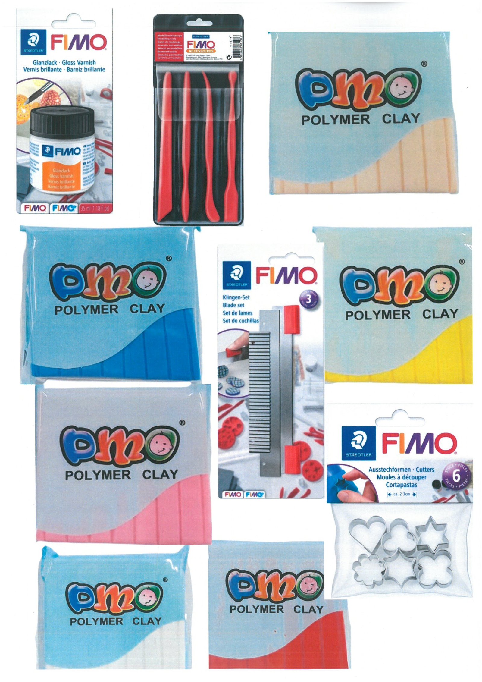 108880 (2) KIT ΠΟΛΥΜΕΡΙΚΟY ΠΗΛΟY (POLYMER CLAY KIT) PREMIUM - Image 1